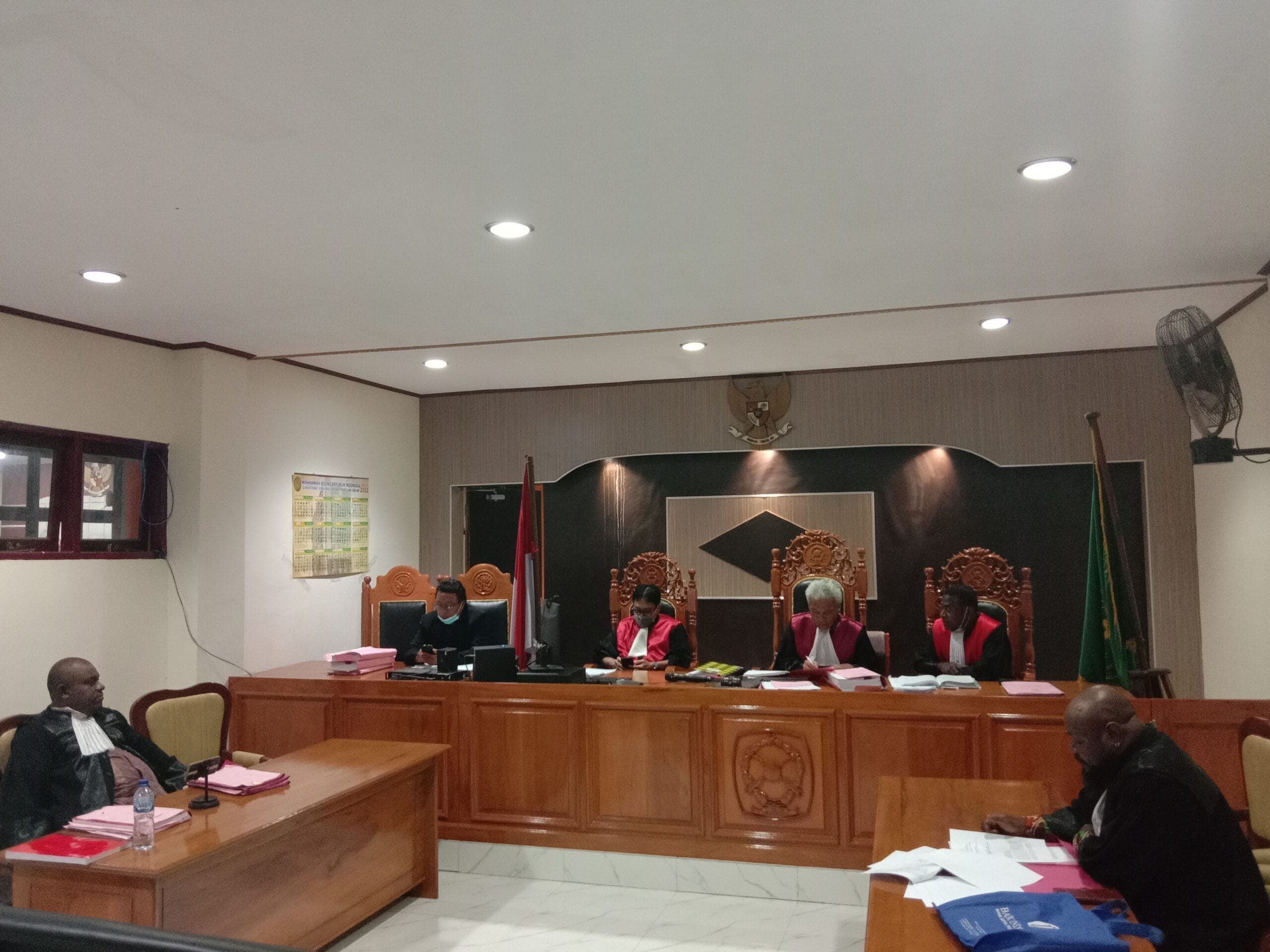Sidang perkara dugaan perdagangan senjata api dan amunisi di Papua