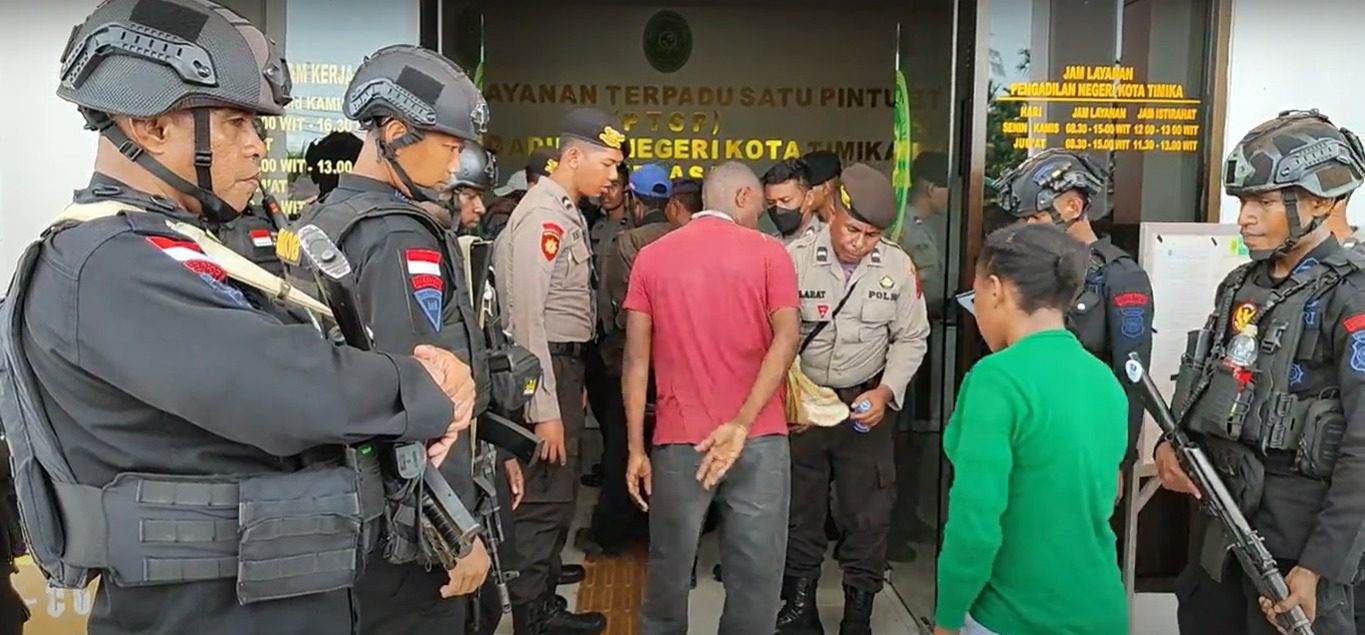 Sidang Kasus Mutilasi Mimika