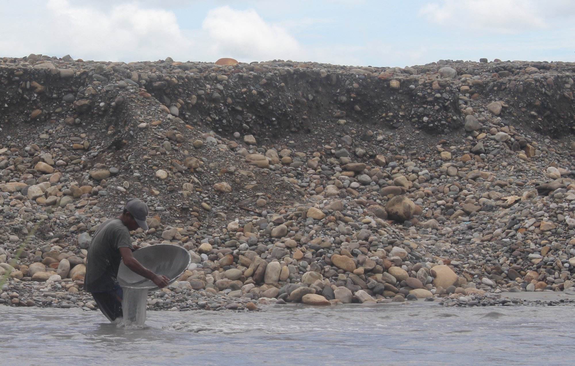 Tailing, PT Freeport Indonesia, Pendulang