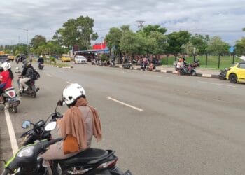 Pengemudi di Merauke cari internet