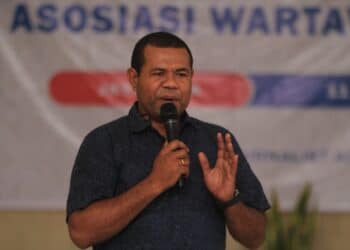 Ketua Aliansi Jurnalis Independen atau AJI Jayapura, Lucky Ireeuw (dok.Jubi)