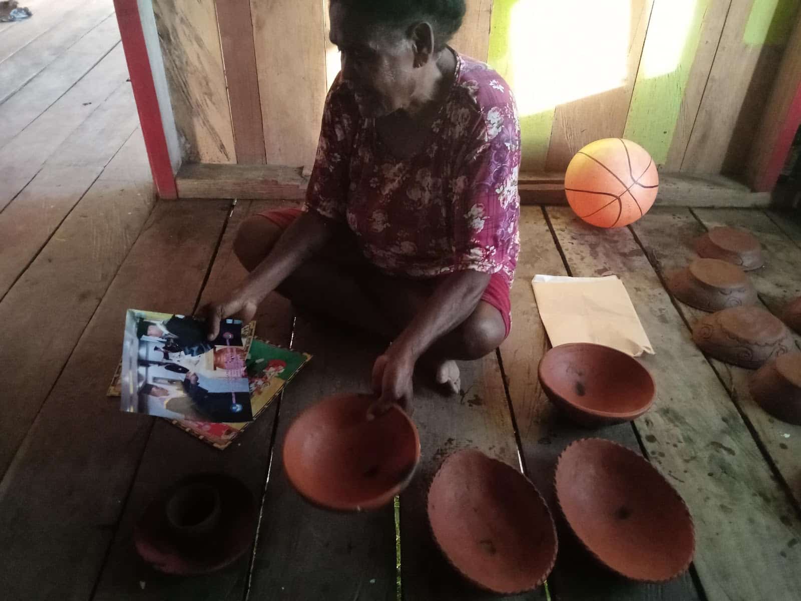 penjual gerabah