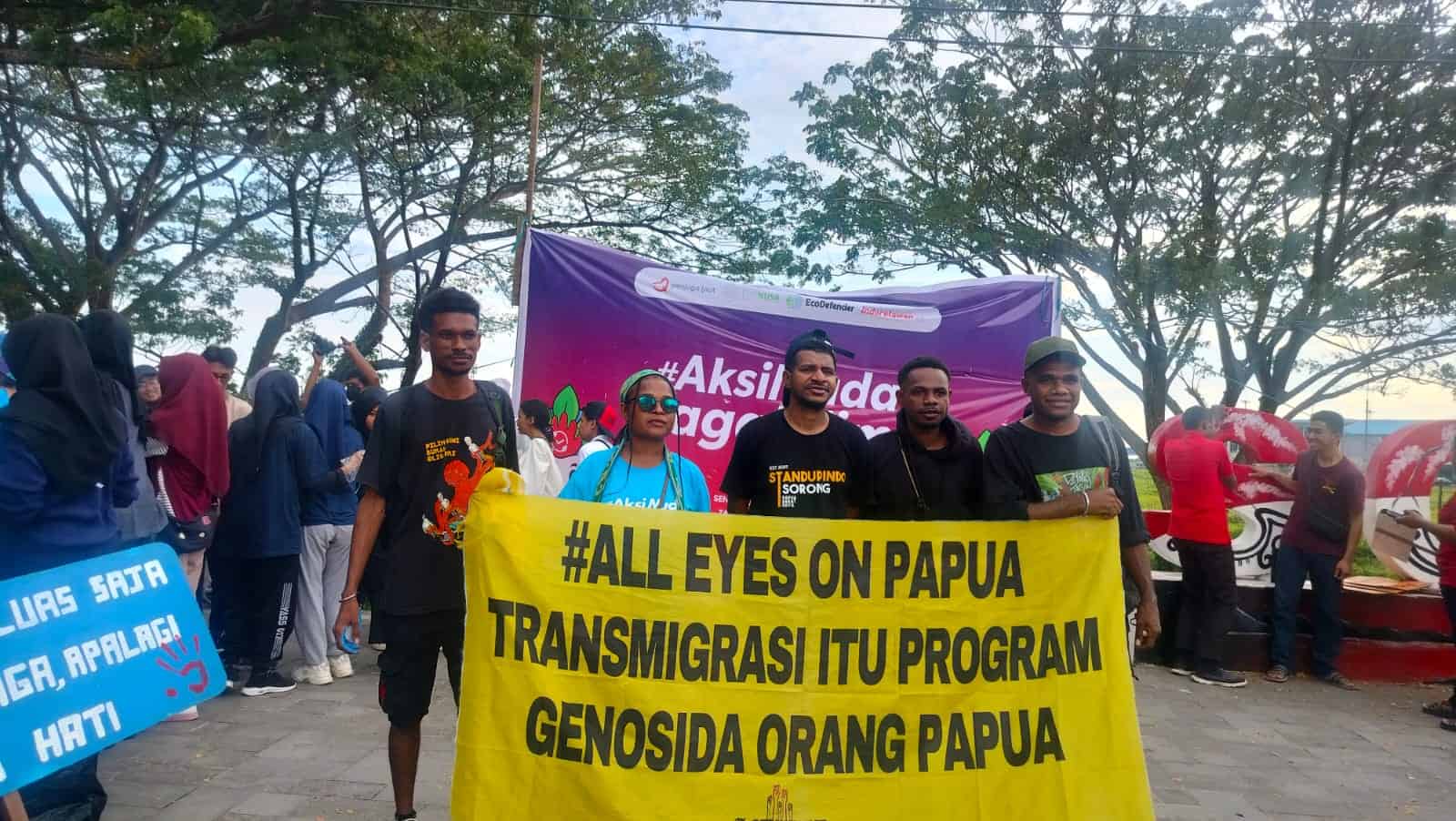 Sejumlah pemuda Papua melakukan Kongres I Konferensi Selamatkan Tanah, Hutan, dan Manusia Papua di Kabupaten Sorong, Rabu (30/10/2024). – Jubi/dok pribadi
