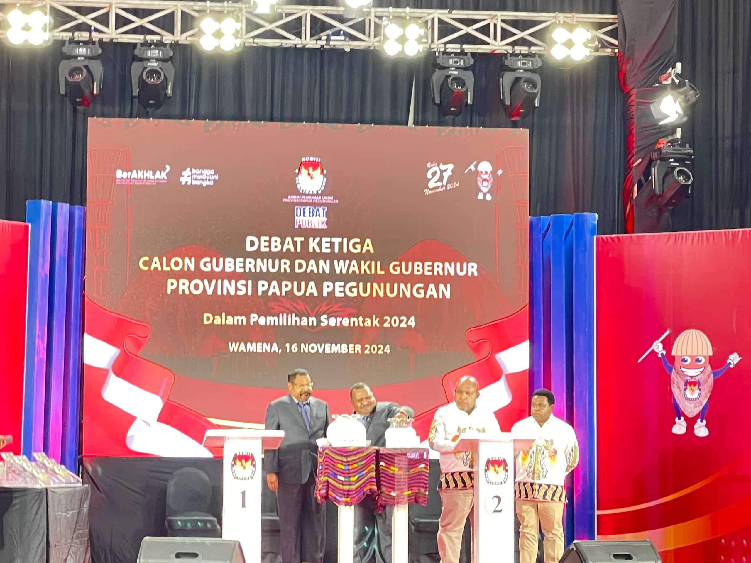 Debat Kandidat Pilkada Papua Pegunungan