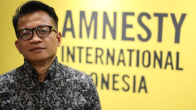 Direktur Eksekutif Amnesty International (AI) Indonesia, Usman Hamid