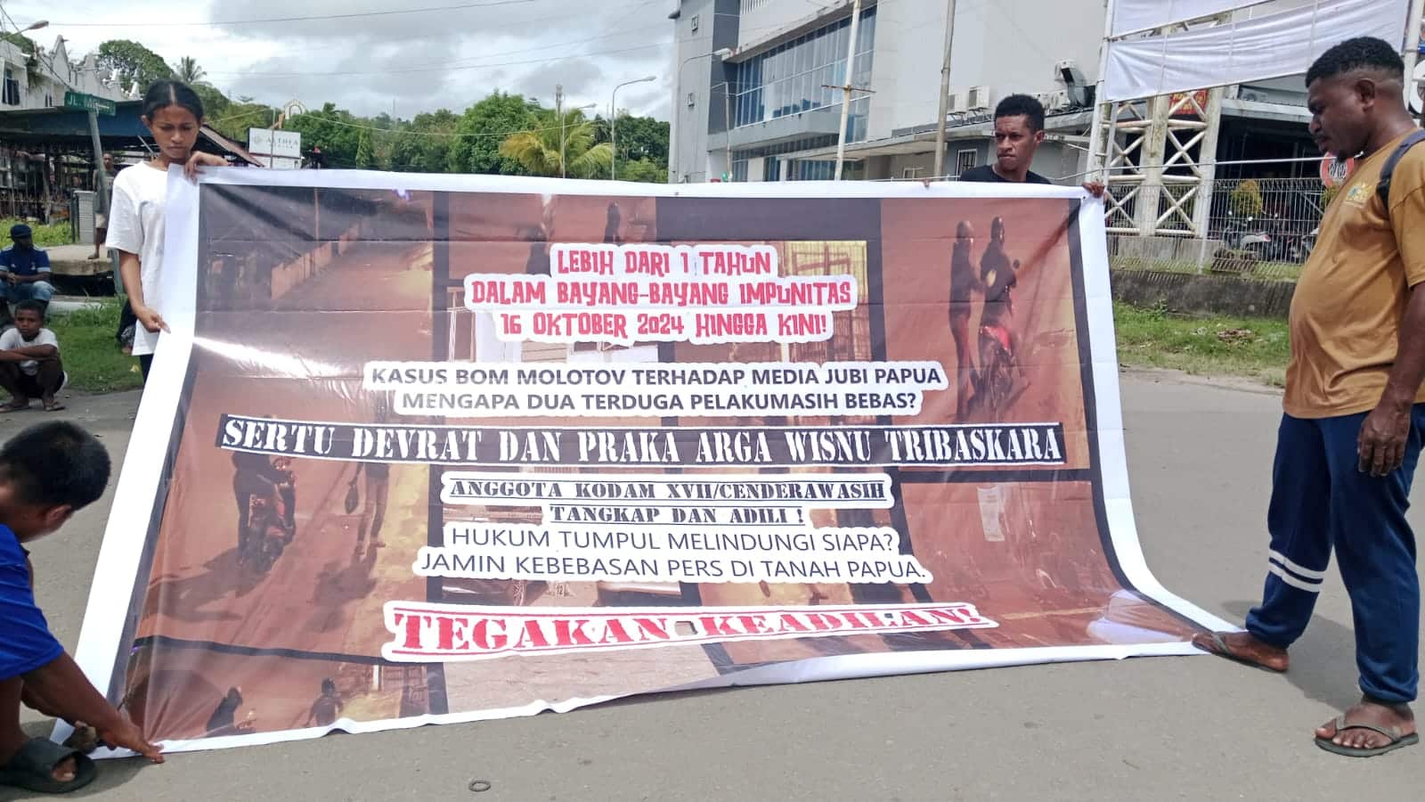 Kasus Pelemparan Molotov ke Kantor Redaksi Jubi