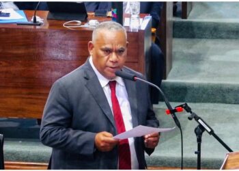 Prime Minister Jotham Napat - Vanuatu Parliament