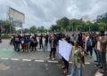 The Papuan Student Association (IMAPA) during a protest at the Office of the Supreme Audit Agency (BPK) in Jakarta on Thursday, March 26, 2026 - Supplied