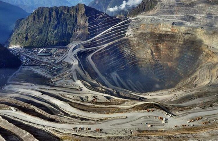 Freeport's site mining - Supplied